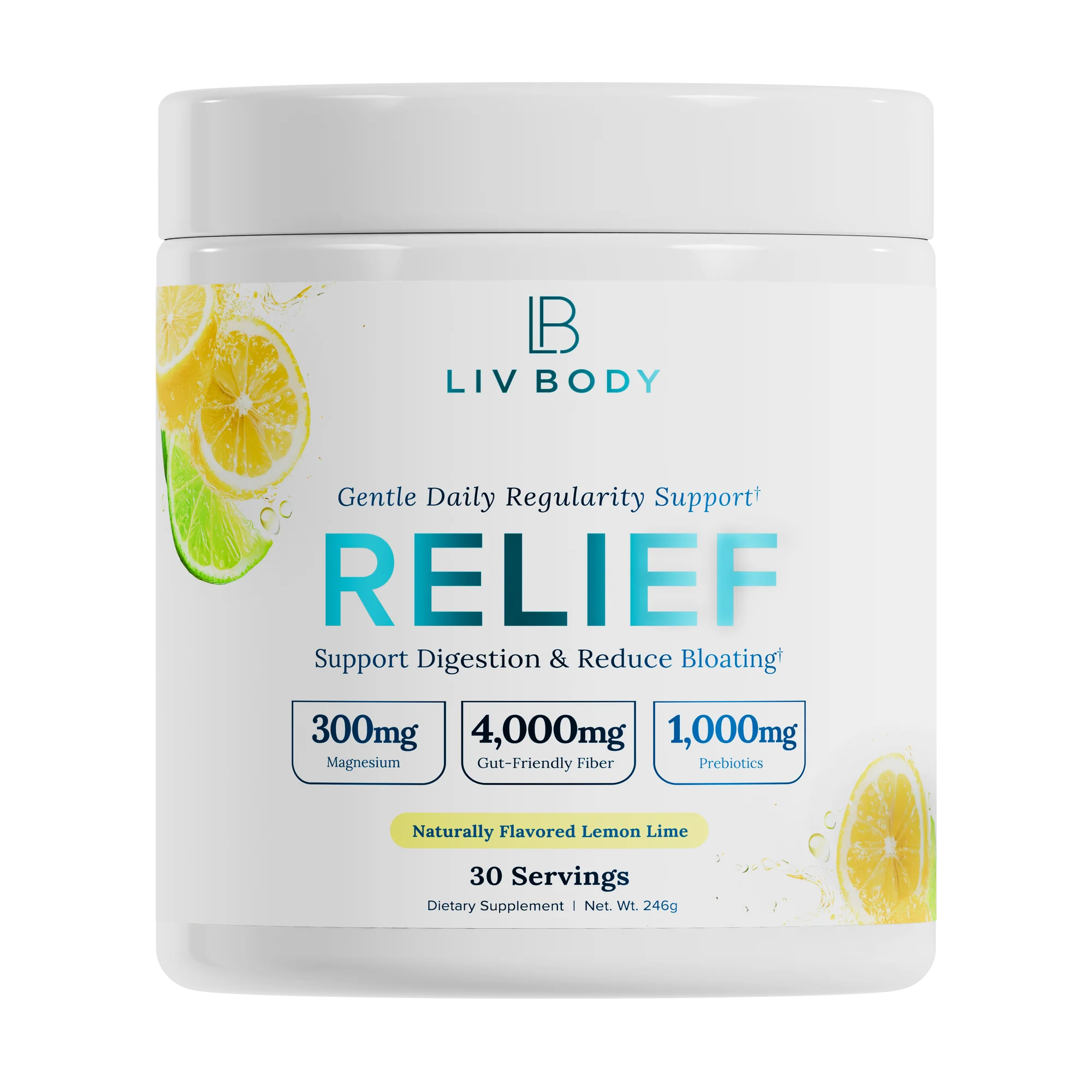 RELIEF supplement bottle